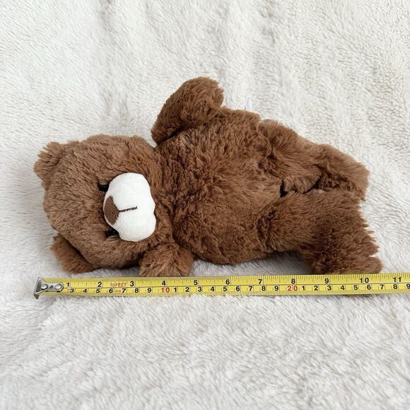 Animal Adventure Brown Teddy Bear Heart Foot 10” Stuffed Animal Toy 2021 - Picture 6 of 6